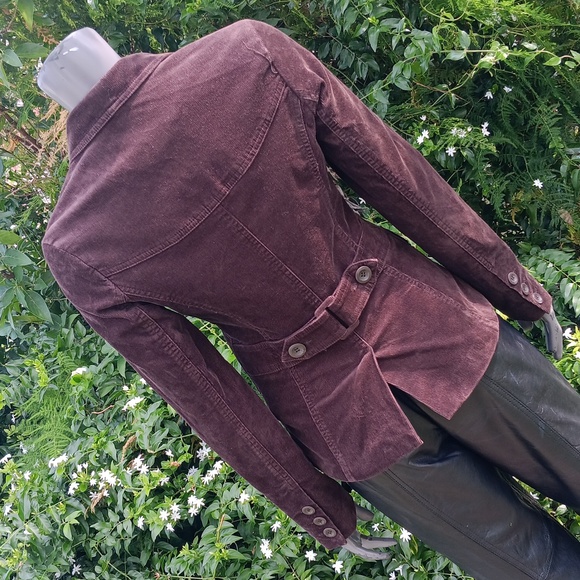 H&M (Hennes & Mauritz) LADIES 98% COTTON LUX COURDUROY (2) BUTTON JACKET - Picture 9 of 17